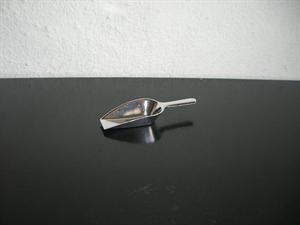 Metalskovl / skuffeske, 8,5 cm lang